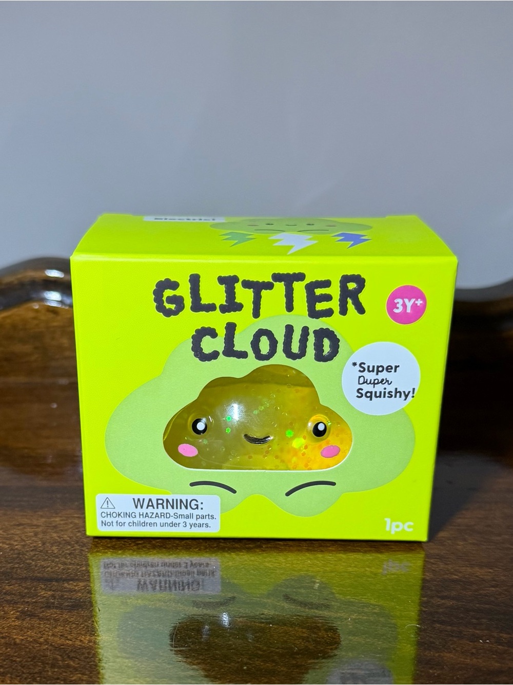 J’Adore Glitter Cloud Squishy Toy - green